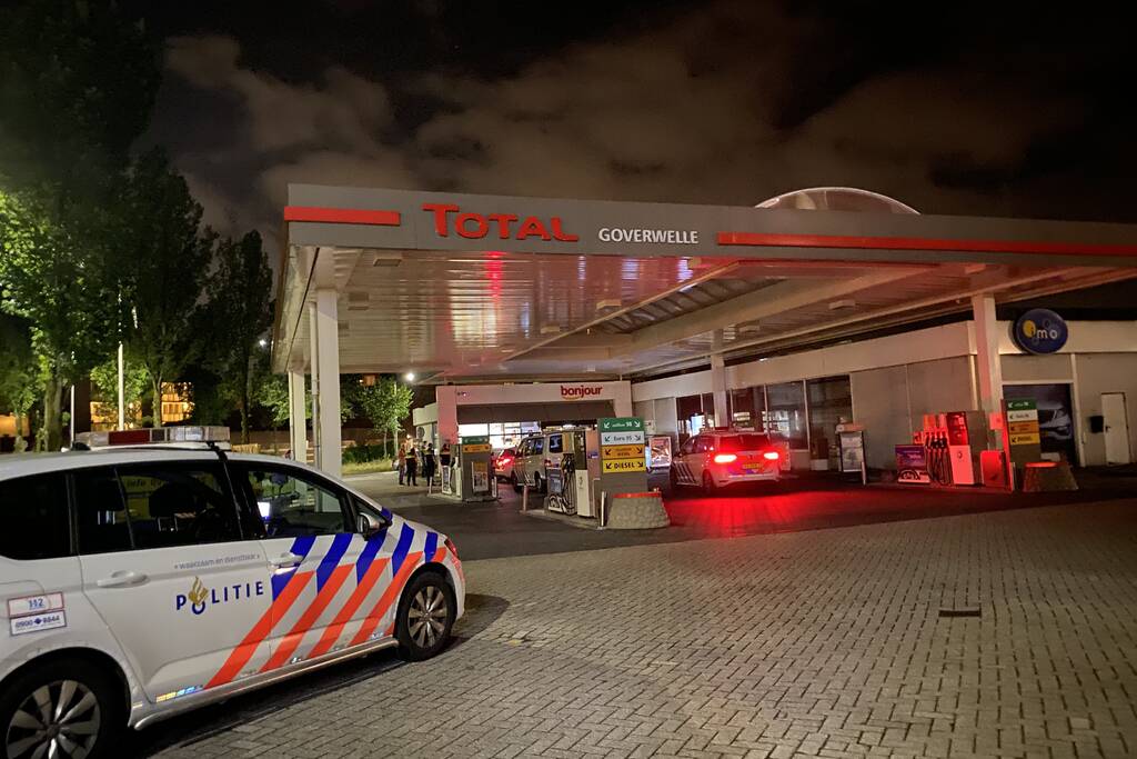 Persoon aangehouden na heterdaad inbraak op tankstation