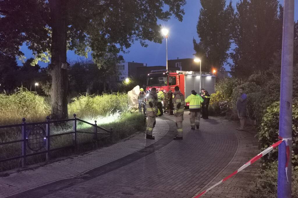 Zoektocht naar bestuurder motorscooter