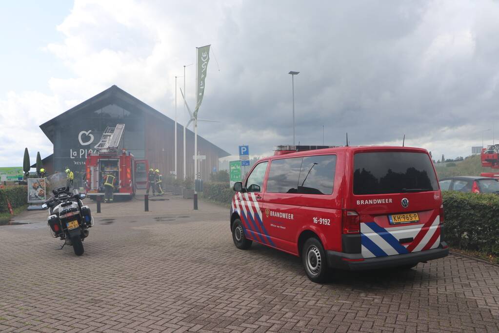 La Place ontruimd door brand