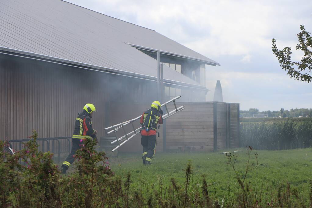 La Place ontruimd door brand