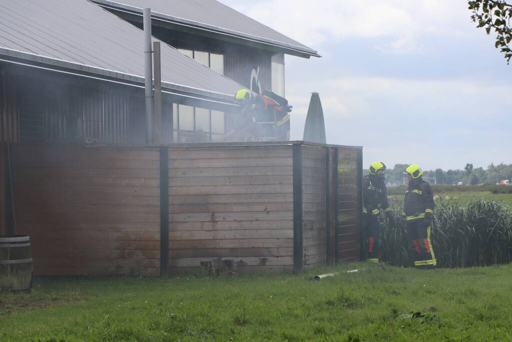 La Place ontruimd door brand