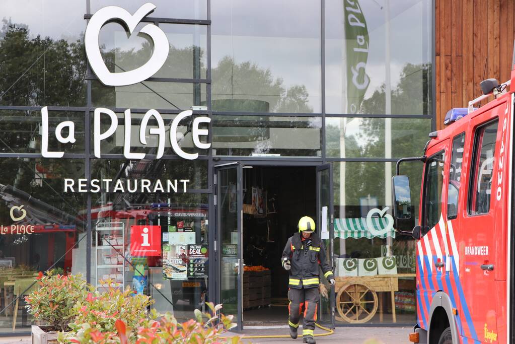 La Place ontruimd door brand
