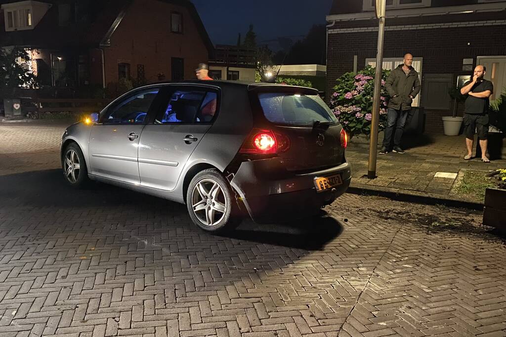 Forse schade bij eenzijdig ongeval in woonwijk