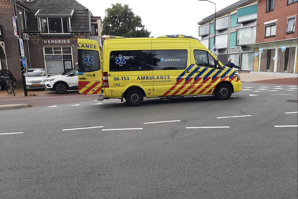 Een persoon gewond bij ongeval op kruising