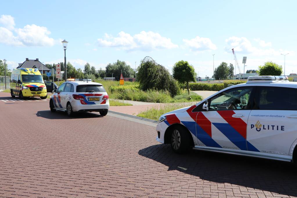 Scooterrijder geschept door auto