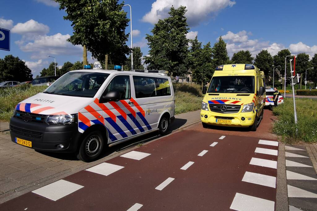 E-biker ernstig gewond op fietspad