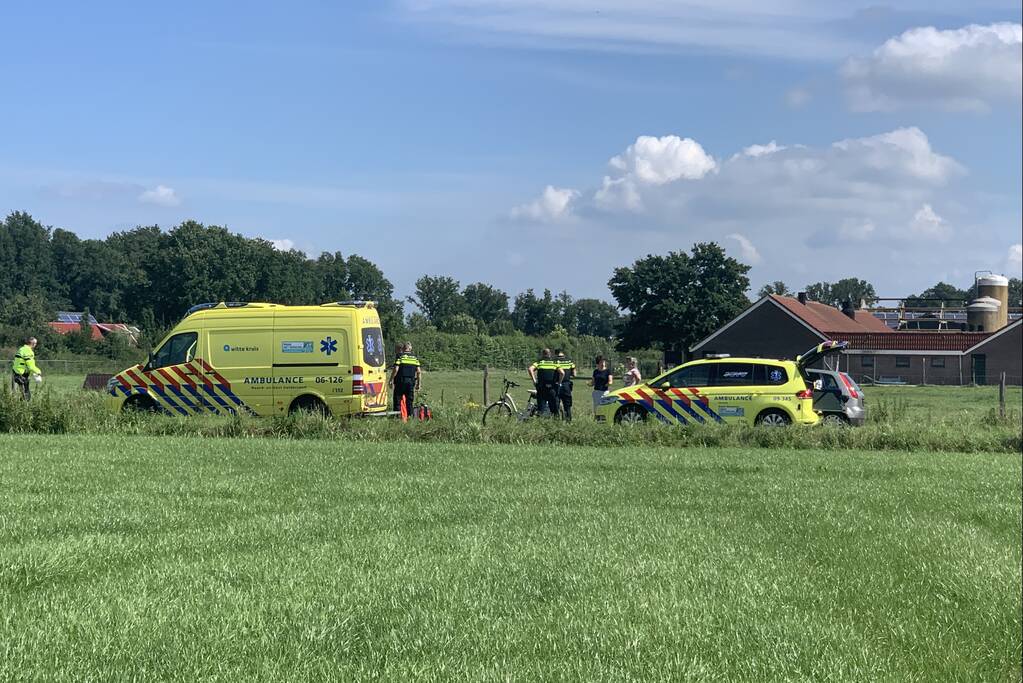 Traumahelikopter ingezet voor ernstig ongeval met fiets