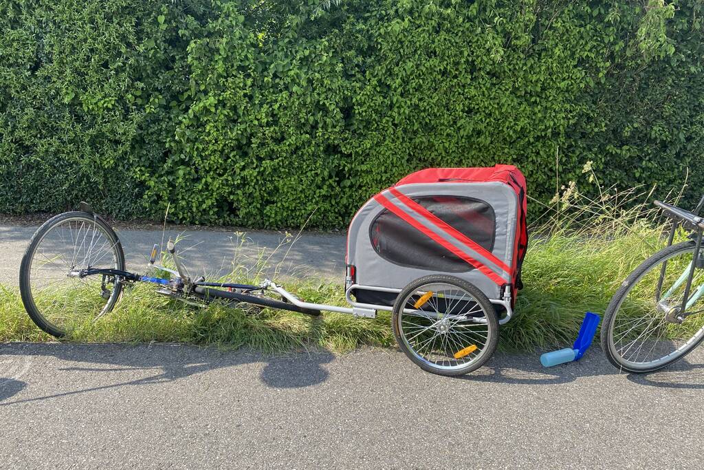 Fietser gewond na val met fiets