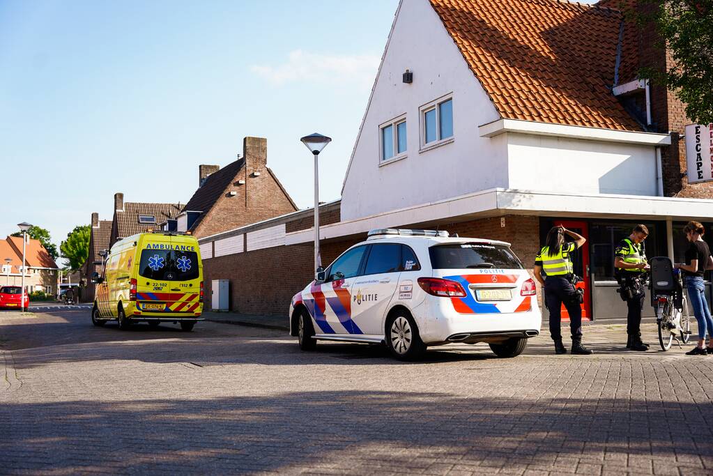 Fietser gewond bij botsing met auto