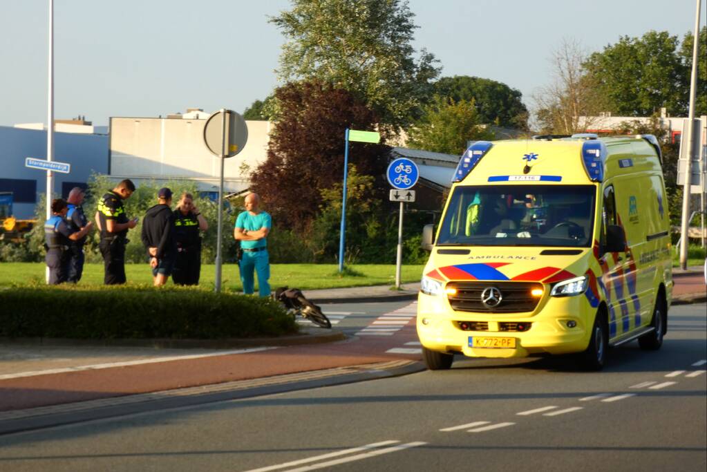 Fietser gaat onderuit en raakt gewond