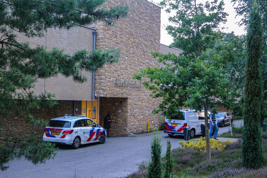 Persoon aangehouden in bosgebied