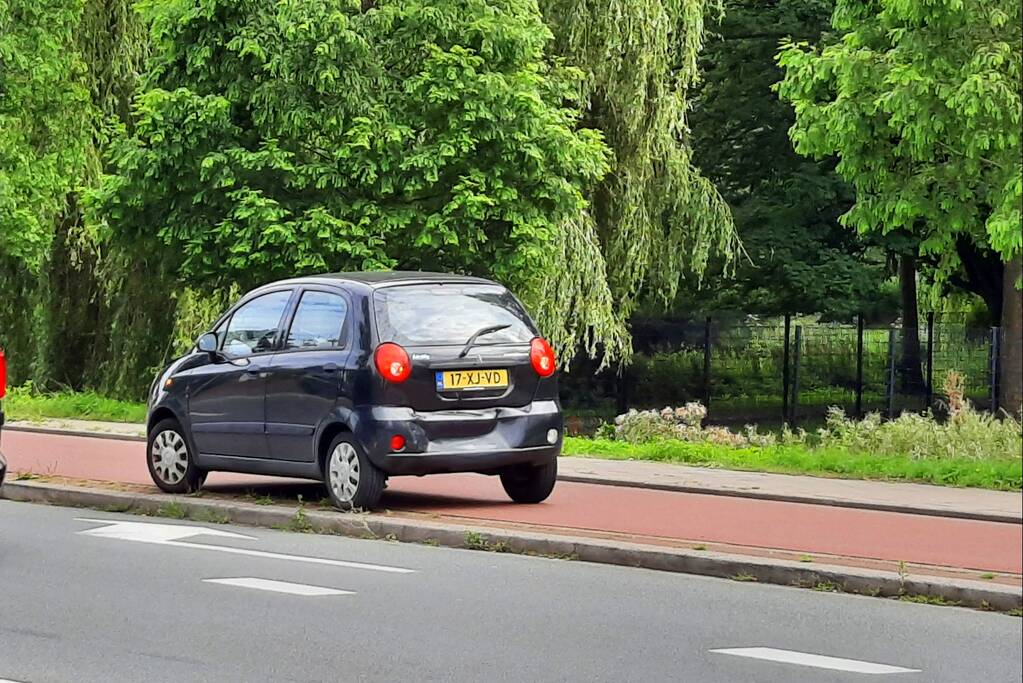 Een gewonde bij kop-staart aanrijding