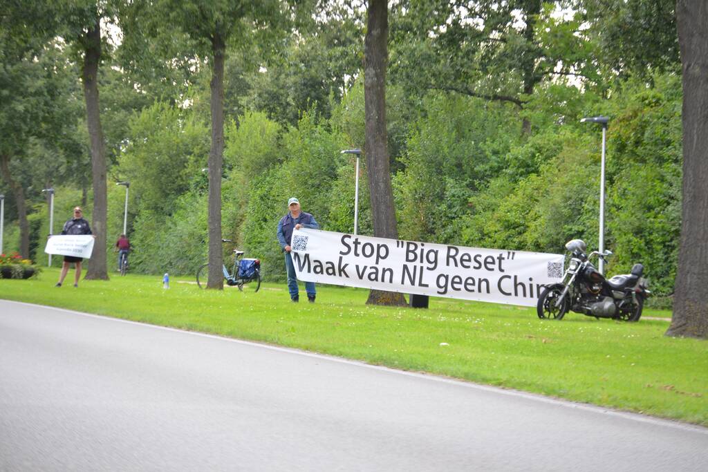 Protest tegen 'Big Reset'