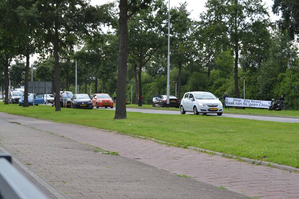 Protest tegen 'Big Reset'