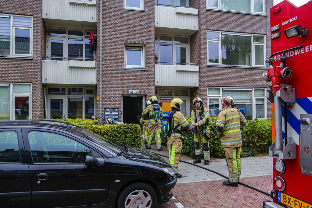 Huisdieren gered bij flinke brand in flatgebouw