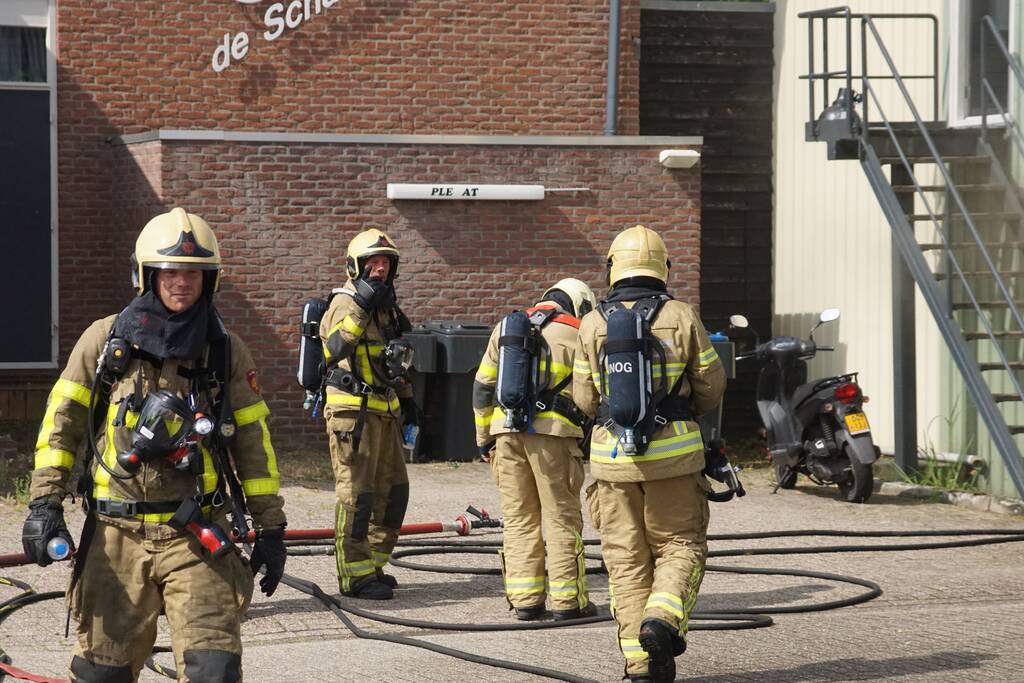 Brand bij installatiebedrijf