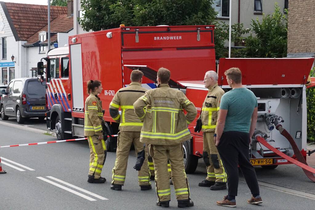 Brand bij installatiebedrijf