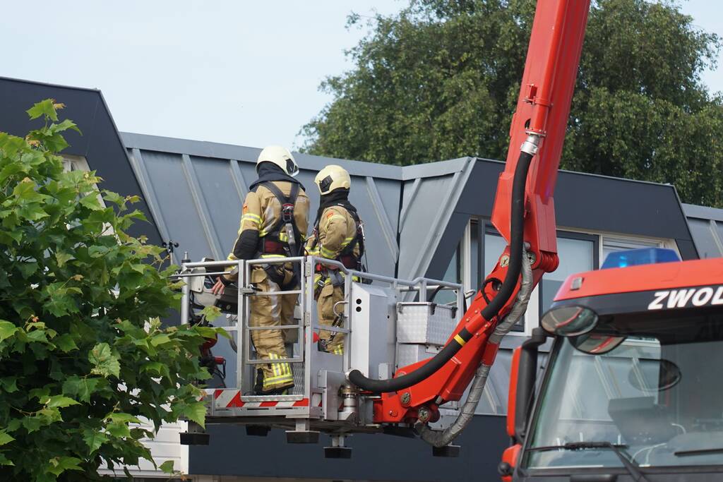 Brand bij installatiebedrijf