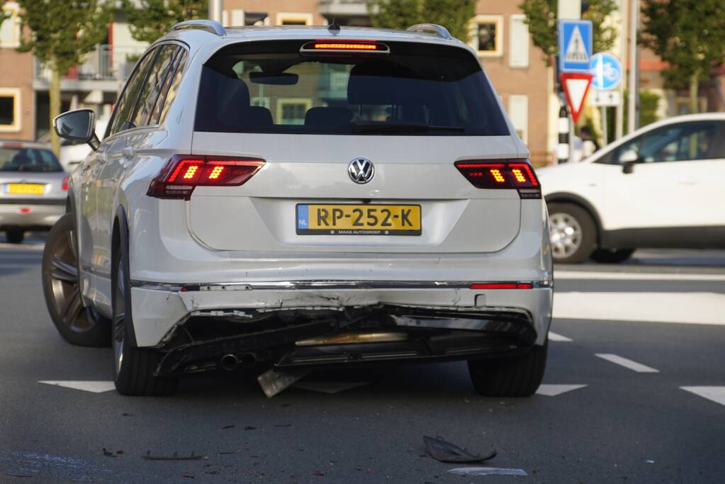 Schade bij kop-staartaanrijding