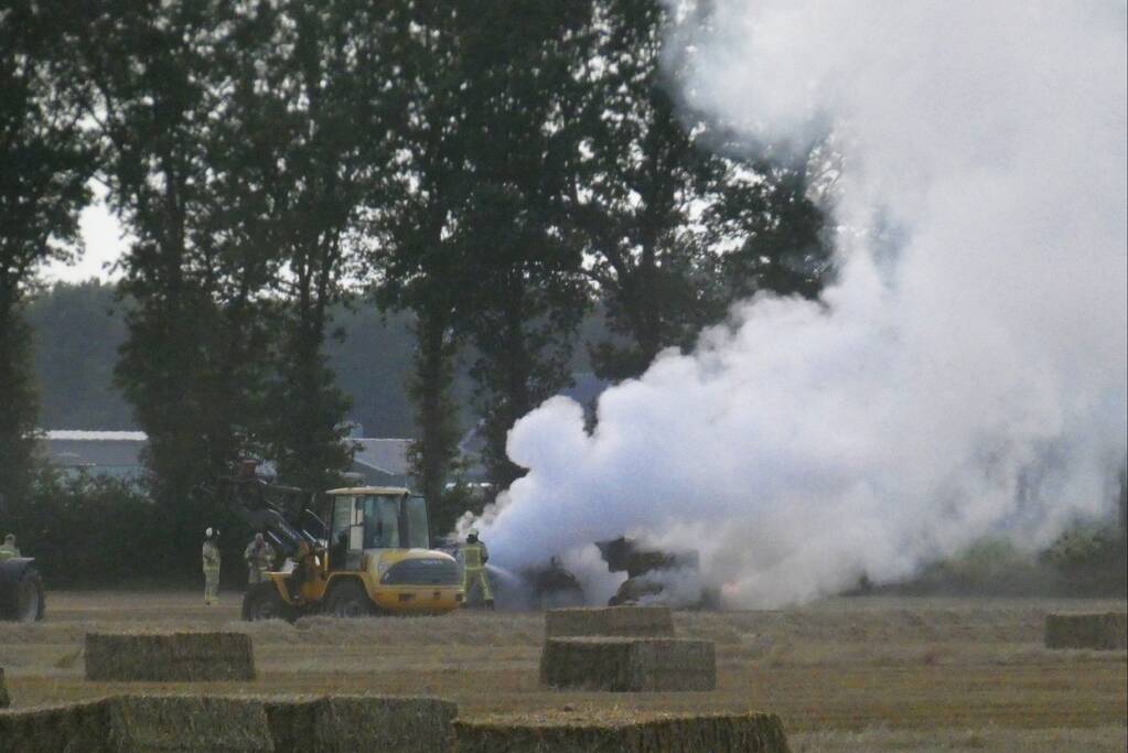 Verreiker verwoest door brand