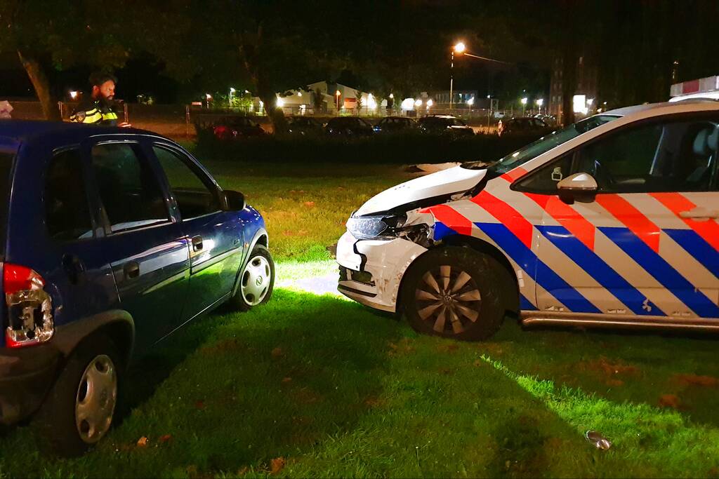 Politie deelt tik uit tijdens achtervolging
