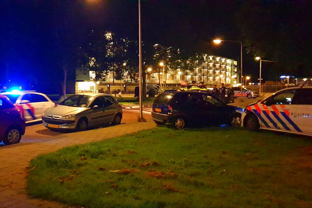 Politie deelt tik uit tijdens achtervolging