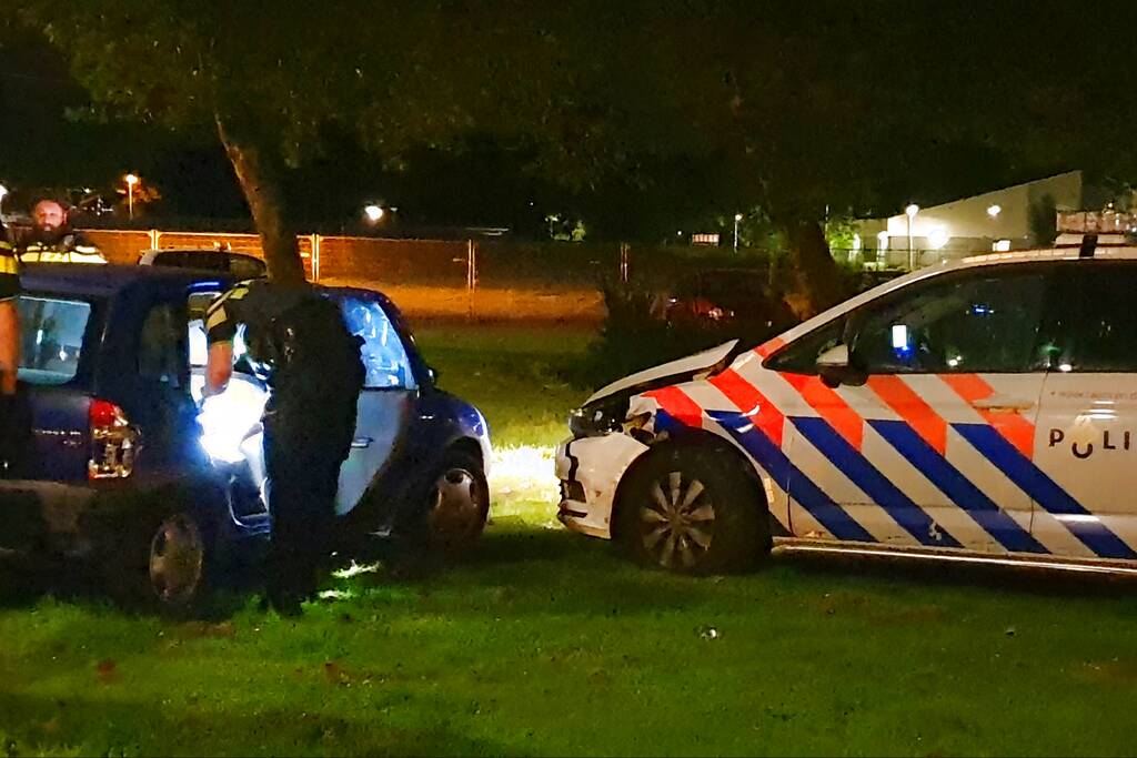 Politie deelt tik uit tijdens achtervolging