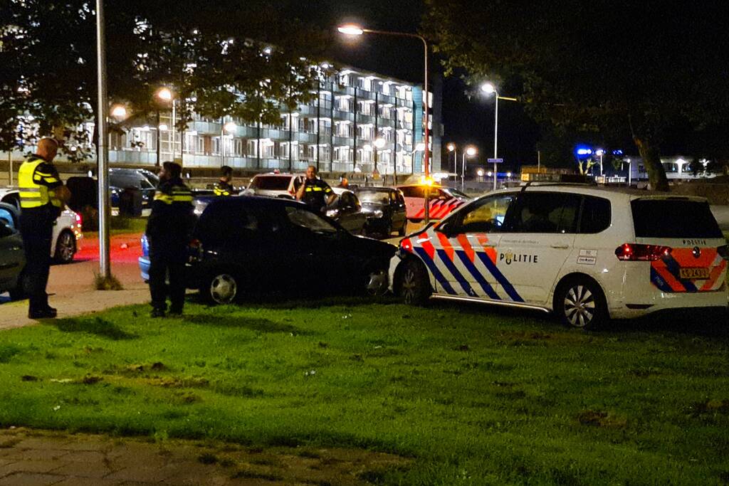 Politie deelt tik uit tijdens achtervolging