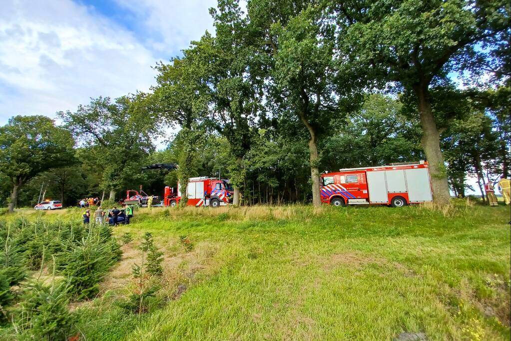 Auto te water en inzittende spoorloos