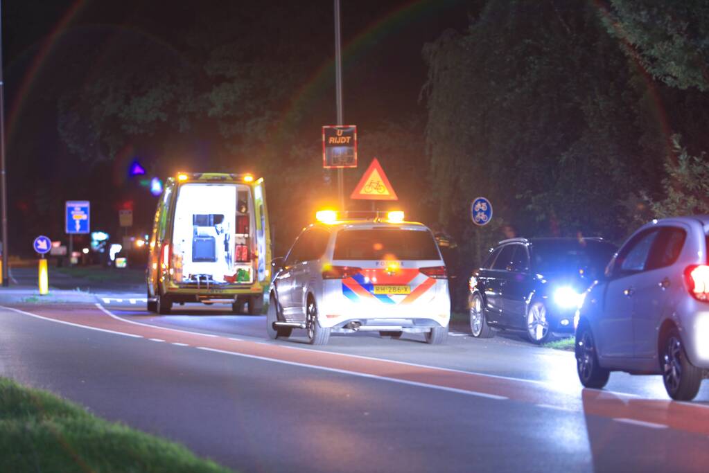 Mountainbiker gewond door ongeval