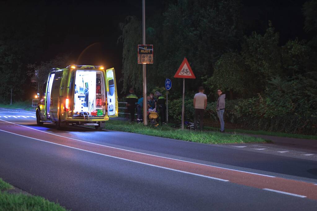 Mountainbiker gewond door ongeval