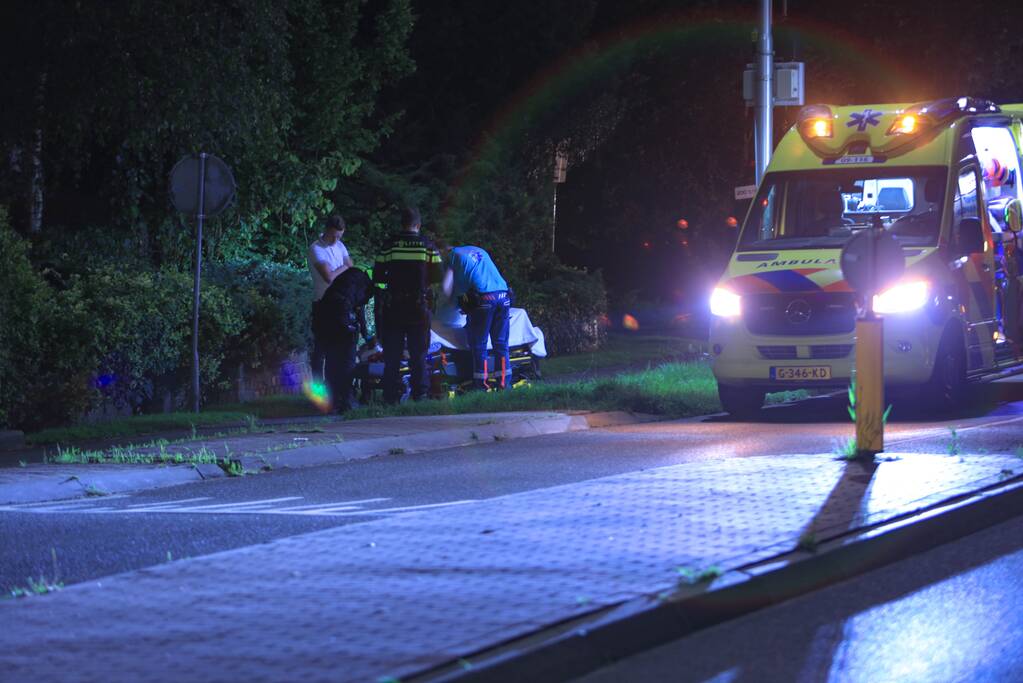 Mountainbiker gewond door ongeval