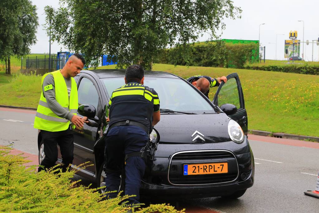 Opnieuw gaat het mis bij in- en uitrit Loods 5