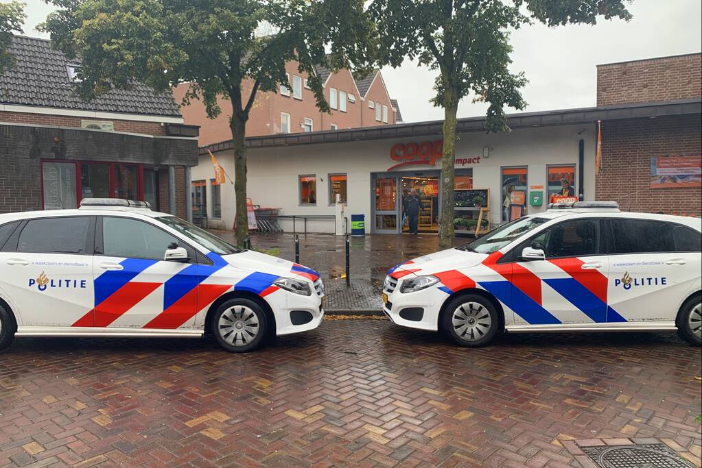 Kassière Coop-supermarkt overvallen