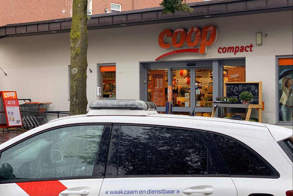 Kassière Coop-supermarkt overvallen