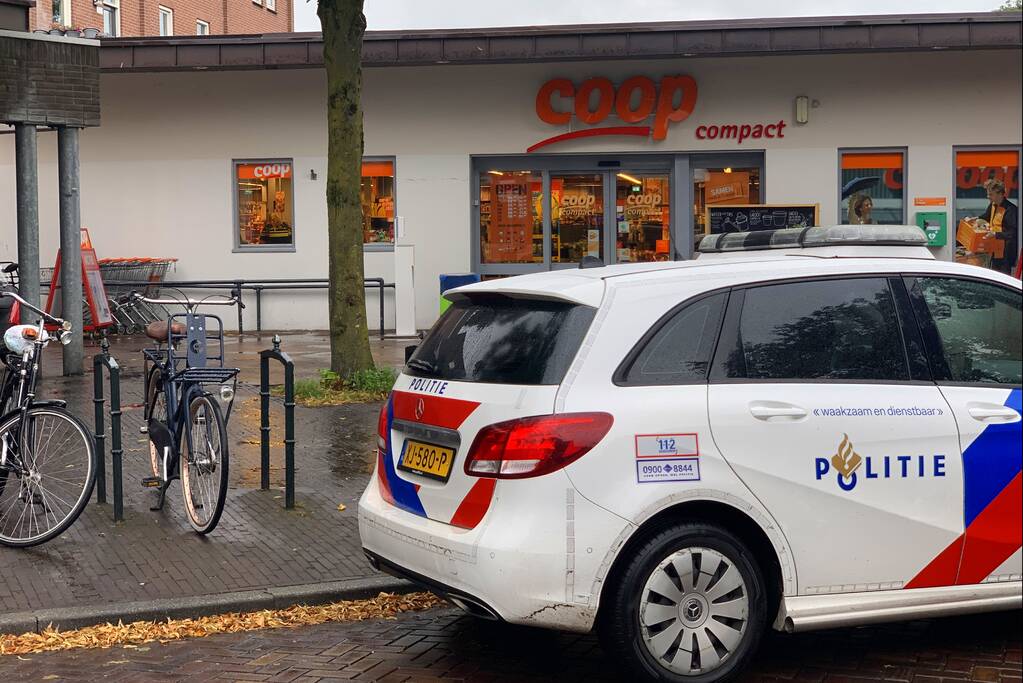 Kassière Coop-supermarkt overvallen