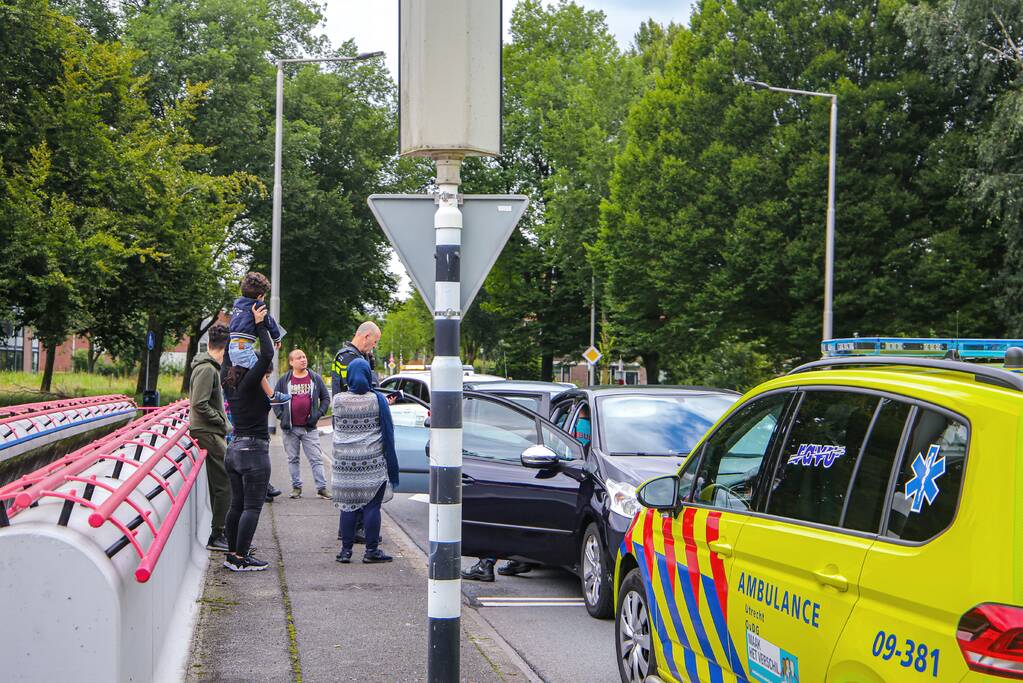 Schade bij kop-staart botsing