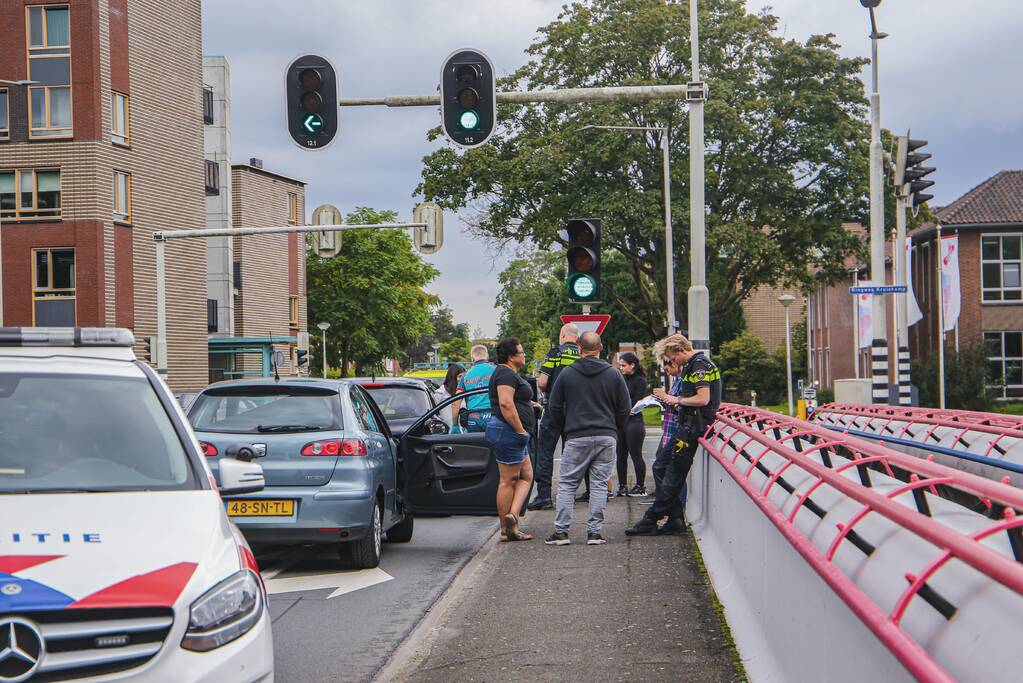 Schade bij kop-staart botsing