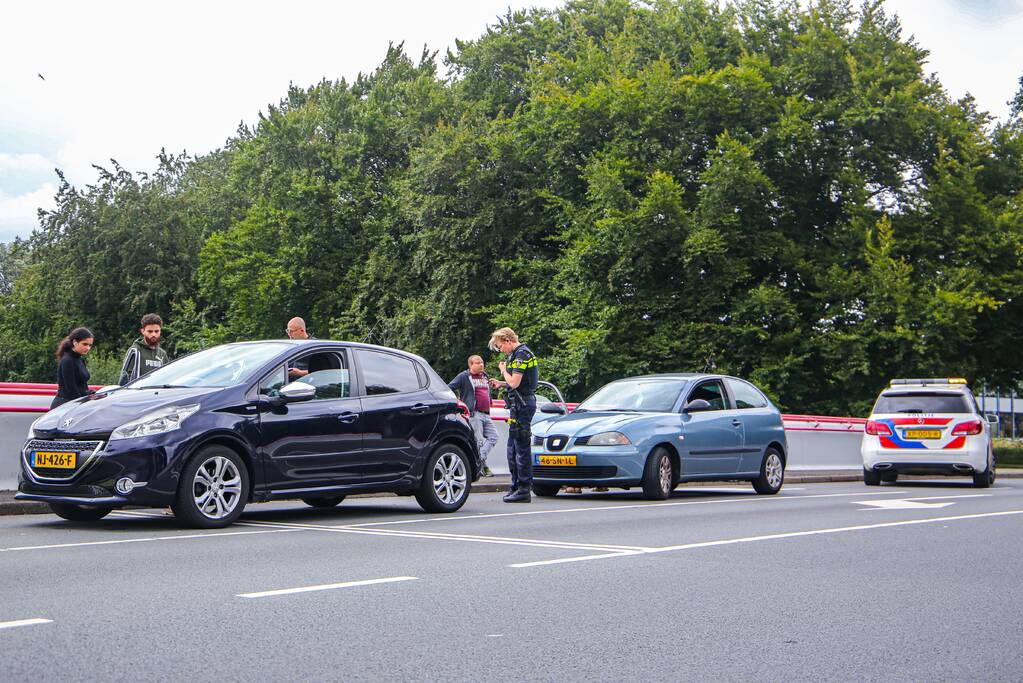 Schade bij kop-staart botsing