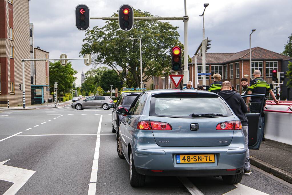 Schade bij kop-staart botsing
