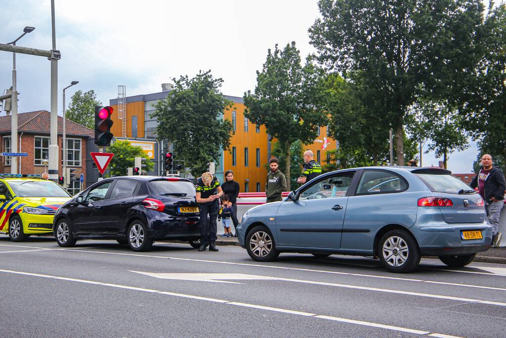 Schade bij kop-staart botsing