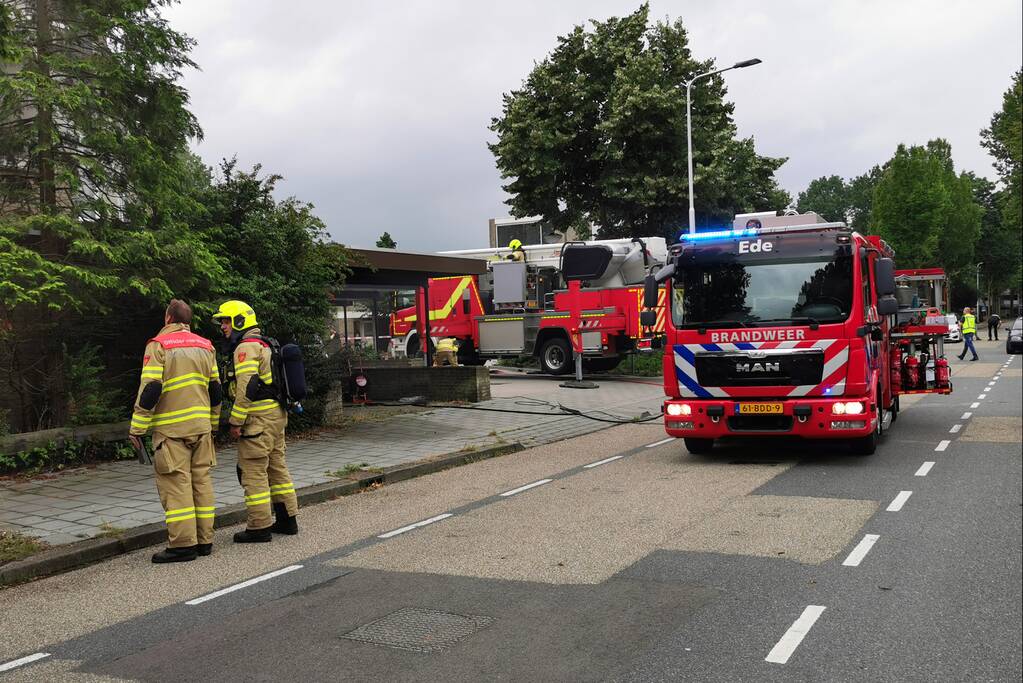 Flinke rookontwikkeling bij woningbrand