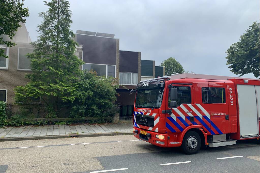 Flinke rookontwikkeling bij woningbrand