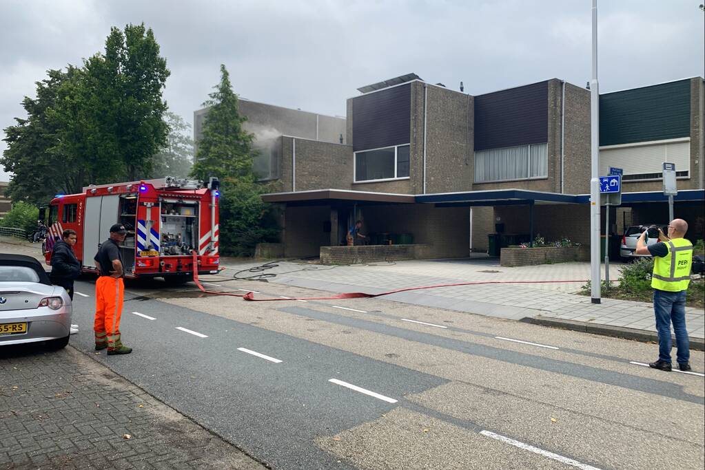 Flinke rookontwikkeling bij woningbrand