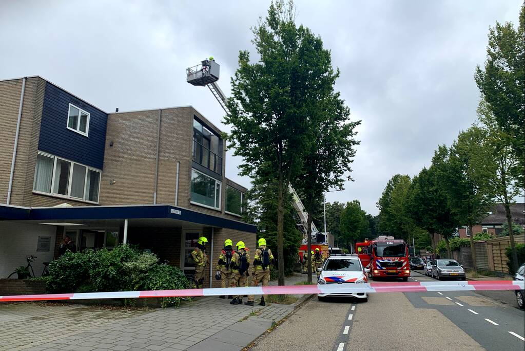 Flinke rookontwikkeling bij woningbrand
