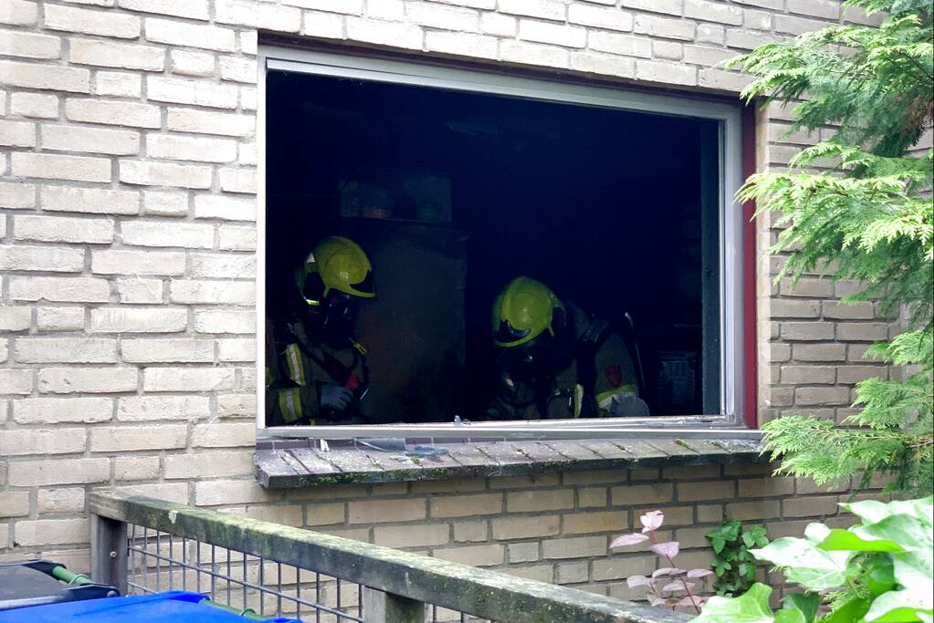 Flinke rookontwikkeling bij woningbrand