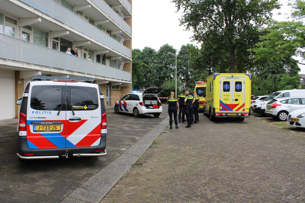 Traumahelikopter landt voor incident