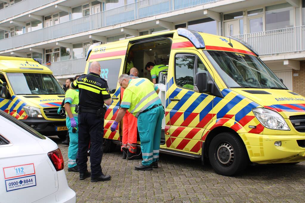 Traumahelikopter landt voor incident