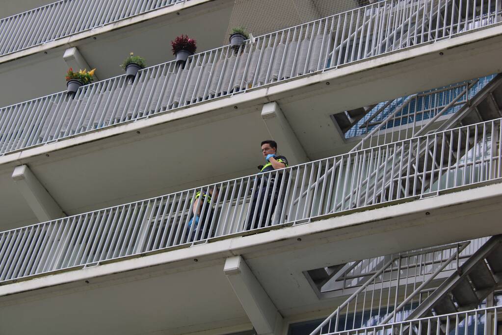 Traumahelikopter landt voor incident