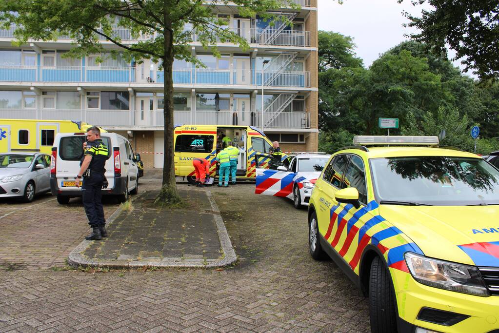 Traumahelikopter landt voor incident